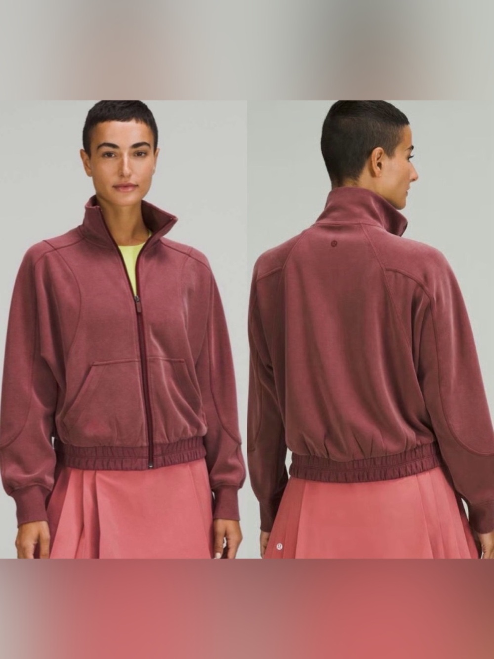 lululemon Brushed Softstreme Funnel-Neck Zip
Up Jacket 2